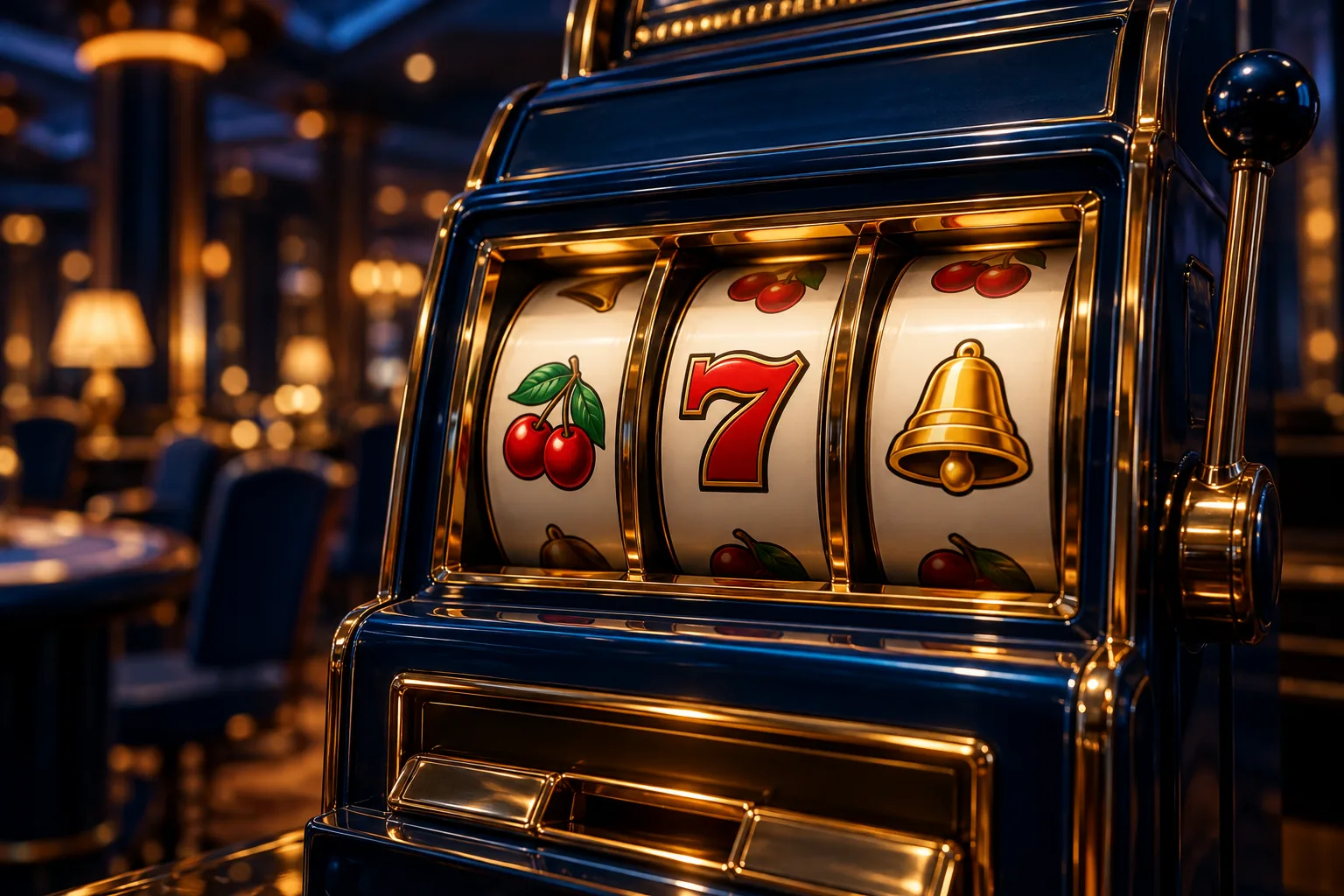 Slot machine artwork for casino offers and free spins